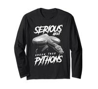 Serious About Green Tree Pythons Reptile Keeper Long Sleeve T-Shirt