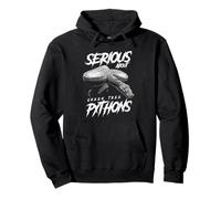 Serious About Green Tree Pythons Reptile Keeper Pullover Hoodie
