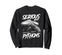 Serious About Green Tree Pythons Reptile Keeper Sweatshirt