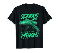 Serious About Green Tree Pythons Reptile Keeper Value Graphic T-Shirt