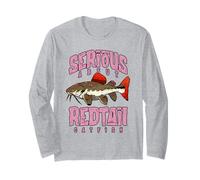 Serious About Redtail Catfish Aquarium Fish Keeper Long Sleeve T-Shirt