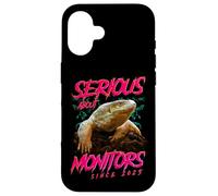Serious About Savannah Monitors Since 2025 Case for iPhone 16