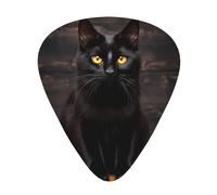 Serious Cat Printed pick set - 12 pieces, thin, medium and thick guitar picks, suitable for guitar, bass, electric guitar and ukulele