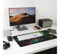 Serious Colored owl Large Gaming Office Mouse Pad-Durable,Non-Slip,Eco-Friendly Desk Mat for Enhanced Comfort and Stability.