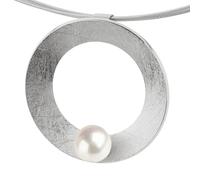 Serious Design Pendant AN952 26 mm Stainless Steel Bead Matte Scratched