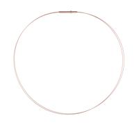 Serious Design Wire Rope Chain DS2C.RG 2-way Click Closure Necklace Gold Plated