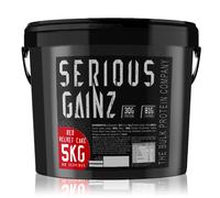 Serious GAINZ Mass Gainer 5kg - Whey Weight Gain Protein Powder Red Velvet Cake