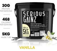 Serious Gainz Bulk Mass Gainer Protein Powder 5kg Weight Gain Shake