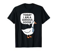 Serious Goose Funny Office Bird Humor T-Shirt