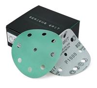 Serious Grit - 150mm 15-Hole Sanding Discs - P80-220 Assortment - 10 Pack