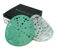Serious Grit - 150mm 49-Hole P220 Grit Sanding Discs - Hook & Loop Sandpaper - Fits Festool ETS/ROTEX 150 Sanders - 50 Pack Box
