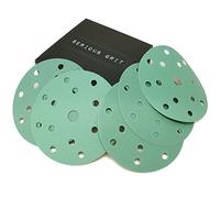 Serious Grit - 150mm 49-Hole Sanding Discs - P80-220 Assortment - 10 Pack | Fits Mirka, Bosch, SurfPrep, 3M, Makita & More - Includes 10 Each of P80, P120, P150, P180, P220 Grit - Hook & Loop Sandpaper