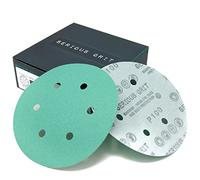 Serious Grit - 150mm 6-Hole P100 Grit Sanding Discs - 50 Pack Box