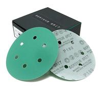 Serious Grit - 150mm 6-Hole P180 Grit Sanding Discs - 50 Pack Box