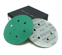 Serious Grit - 150mm 6-Hole P60 Grit Sanding Discs - 25 Pack Box