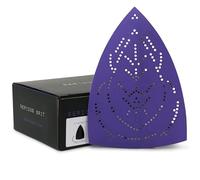 Serious Grit - 4" x 6" Delta (100mm x 150mm) 320 Grit Sanding Sheets - Ceramic Grain - Universal Multi-Hole Design Fits Festool & Mirka 4x6 Delta Sanders - Heavy-Duty Hook & Loop Film-Backed - 50 Pack