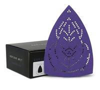 Serious Grit - 4" x 6" Delta (100mm x 150mm) 60 Grit Sanding Sheets - Ceramic Grain - Universal Multi-Hole Design Fits Festool & Mirka 4x6 Delta Sanders - Heavy-Duty Hook & Loop Film-Backed - 25 Pack