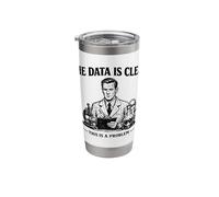 Serious Humor for Dads The Data is Clear There's a Problem Stainless Steel Insulated Tumbler