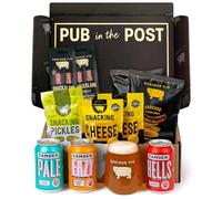Serious Pig + Camden Town Brewery Gift Set with Glassware and Gourmet Pub Snacks (12 Pack)