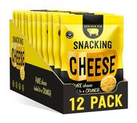 Serious Pig Snacking Cheese - Pure Cheese Crisps High Protein Zero Carb (12 x 24g)