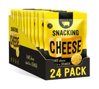 Serious Pig Snacking Cheese - Pure Cheese Crisps High Protein Zero Carb (24 x 24g)