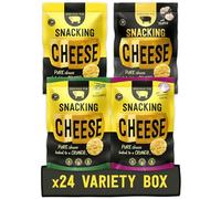 Serious Pig Snacking Cheese Variety Pack, Classic Rosemary Truffle Caramelised Onion Flavours (24 x 24g)