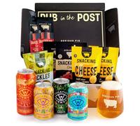Serious Pig + Vocation Brewery Craft Beer and Snacks Gift Hamper with Glassware and Tasting Notes (13 Pack)