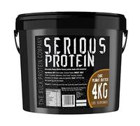 SERIOUS PROTEIN - Protein Powder - 4kg - Low Carb - Supports Lean Muscle Growth - Recovery Supplement - The Bulk Protein Company - 133 Servings (Choc Peanut Butter)