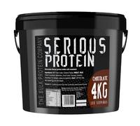 SERIOUS PROTEIN - Protein Powder - 4kg - Low Carb - Supports Lean Muscle Growth - Recovery Supplement - The Bulk Protein Company - 133