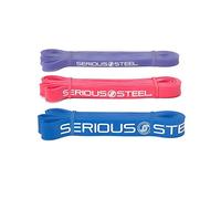 Serious Steel *Pair* Starter Band Pack Pairs Of #1, #2, #3 5 80 Lbs. Crossfit / PullUp Power Band Set