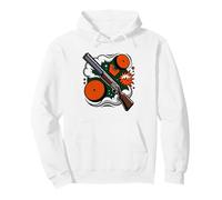 Serious Trap Shooter Clay Pigeon Sport Minimalist Identity Pullover Hoodie
