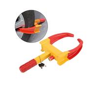 SERIOUSLEY HEAVY DUTY, 3 KEY LOCK CARAVAN CAR TRAILER SECURITY WHEEL CLAMP