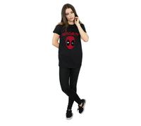 Seriously Cotton Boyfriend T-Shirt Deadpool Black XL