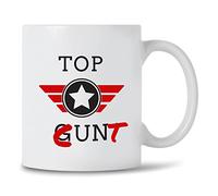 Seriously Frank 'Top Cunt' Ceramic Mug (Black & Red)