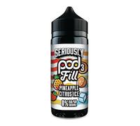 Seriously Pod Fill 3 - 50/50 100ml Short Fill - 0mg - 18+ - No Nicotine (Pineapple)