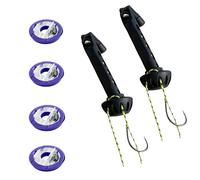 Serioustrue Fly Roost Magnetic Fly Threader, Portable Fly Fishing Tool to Easily Thread & Knot Flies Size 24 to 6, Magnetic Fly Tying Accessory for Fast Hook Threading on the Water (2PCS)