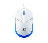 Serioux Mouse Rainbow 680, Optical, 1000 dpi, White/Blue, Ambidextrous, Blister, Mini, USB
