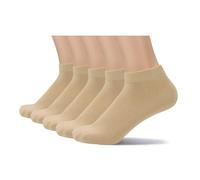SERISIMPLE Bamboo Ankle Socks Men Ankle length athletic sock Comfort Cool softy Low Cut Sock 5 Paris, Beige, X-Large