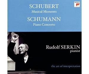 SERKIN/SCHUBERT/SCHUMANN/PHL/ORMANDY - Musical Moments / Cto in a Minor for Piano & Orch