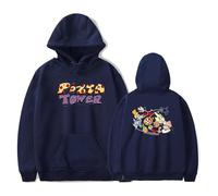 SERLA Unisex Pizza Tower Merch Hoodies 2D Printed Long-Sleeve Casual Hip Hop Sweatshirt(S-3XL)(4,M)