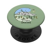 Serles Mountain Stubai Summit Stubaital Hiking Tyrol Austria PopSockets Adhesive PopGrip