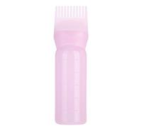 Serlium Hair Oil Applicator Bottle, 160ml Root Comb Applicator Bottle Lightweight Oil Bottle for Hair for Scalp Treatment Essential and Hair Coloring Dye(Pink)