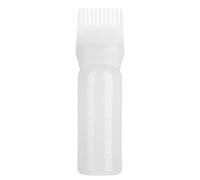 Serlium Hair Oil Applicator Bottle, 160ml Root Comb Applicator Bottle Lightweight Oil Bottle for Hair for Scalp Treatment Essential and Hair Coloring Dye(White)