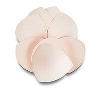 SERMICLE Bra Inserts 4 Pairs, Bra Pads Sewed Stitched Removable for Sports Bra B/C,C/D & D/E Cup Optional - Beige - B/C Cup