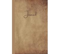 Sermon Journal 6x9 100pg classic brown weathered Journal Thoughts, ideas and lessons