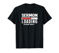 Sermon Loading Funny Minister Pastor Gift Christian T-Shirt