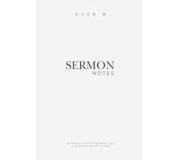 Sermon Notes: 52 Entries to Capture What God is Teaching You at Church (Almond)