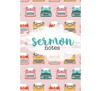 Sermon Notes: A year's worth of space to record and reflect on weekly teachings (Bright Typewriter)