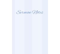 Sermon Notes: Beautiful Matte Sermon Notes Notebook- 6" x 9"- Made to Help You Listen to the Sermon Better- Can help You Not to Be Distracted During the Service