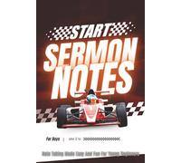 Sermon Notes For Boys: A Guided Christian Journal for Kids & Youth | Learn How to Listen, Write, and Reflect on God’s Word| 6x9 inches | 115 pages